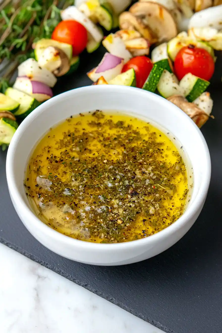 Juicy Grilled Veggie Kabobs Marinade