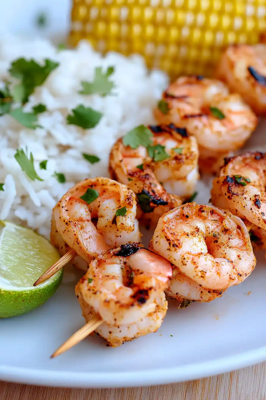 Best Old Bay Grilled Shrimp Kabobs