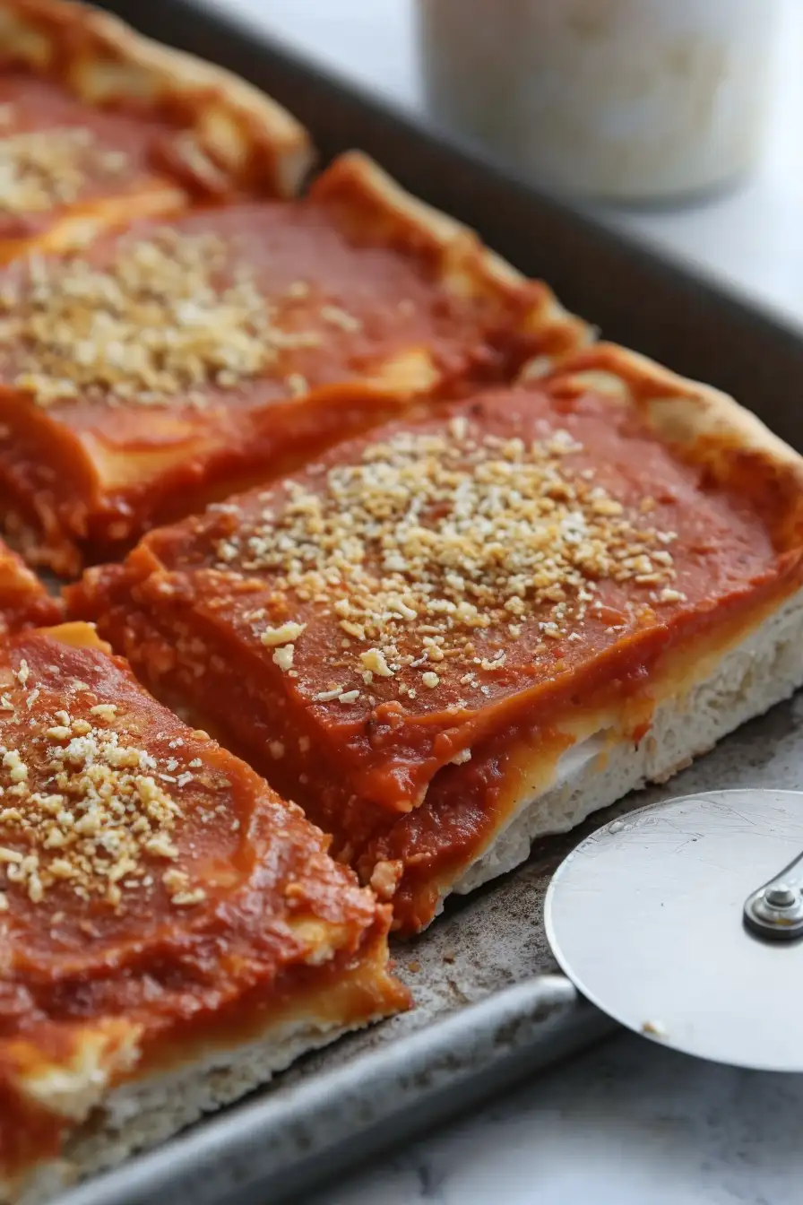 Quick Tomato Pie Pizza