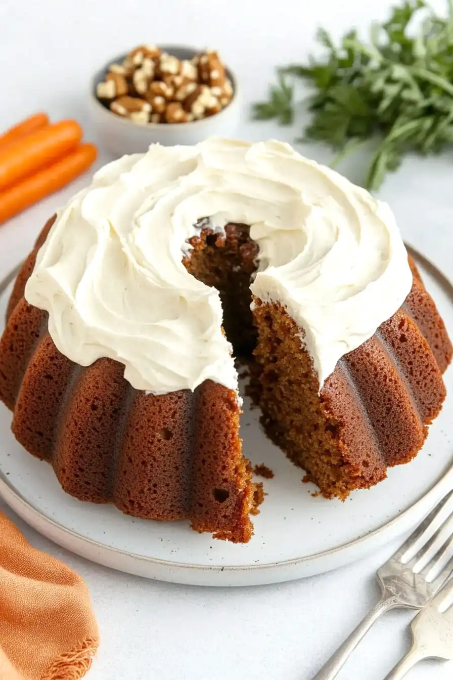 Homemade Carrot Bundt Cake
