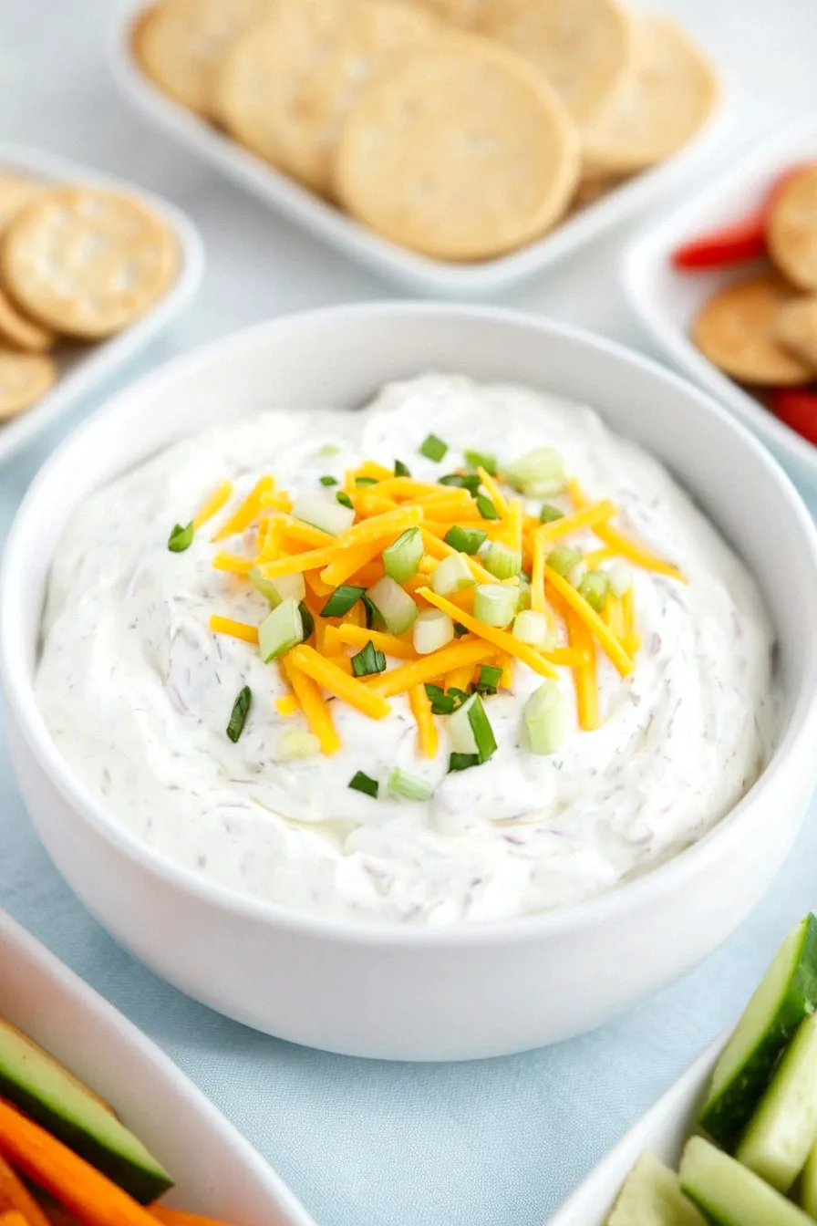 Simple Salsa Sour Cream Dip