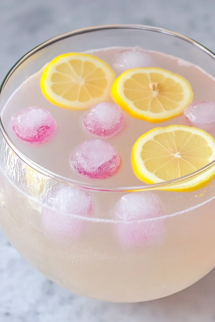 Refreshing Lemonade Vodka Punch