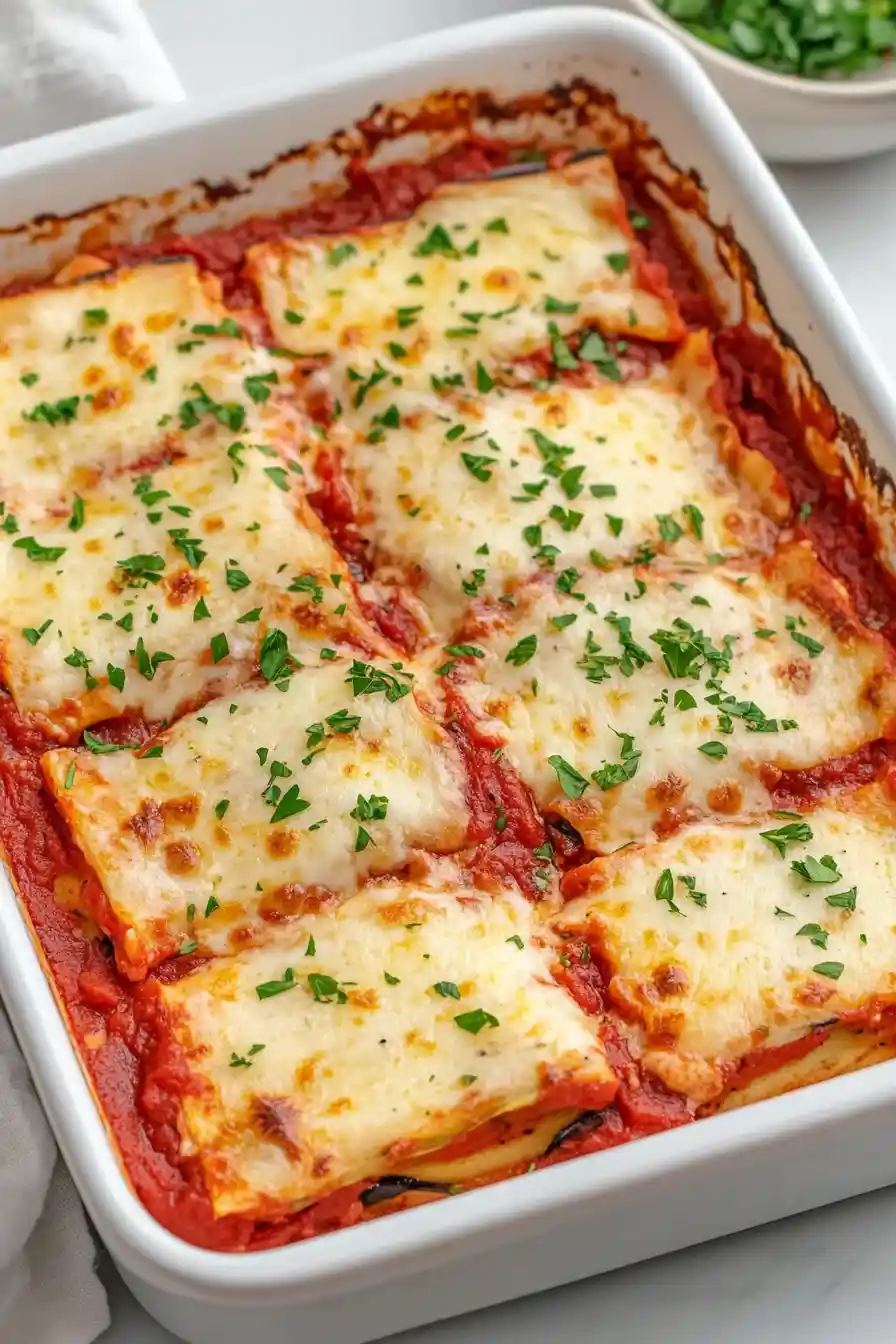 Easy Eggplant Parmesan Lasagna Recipe