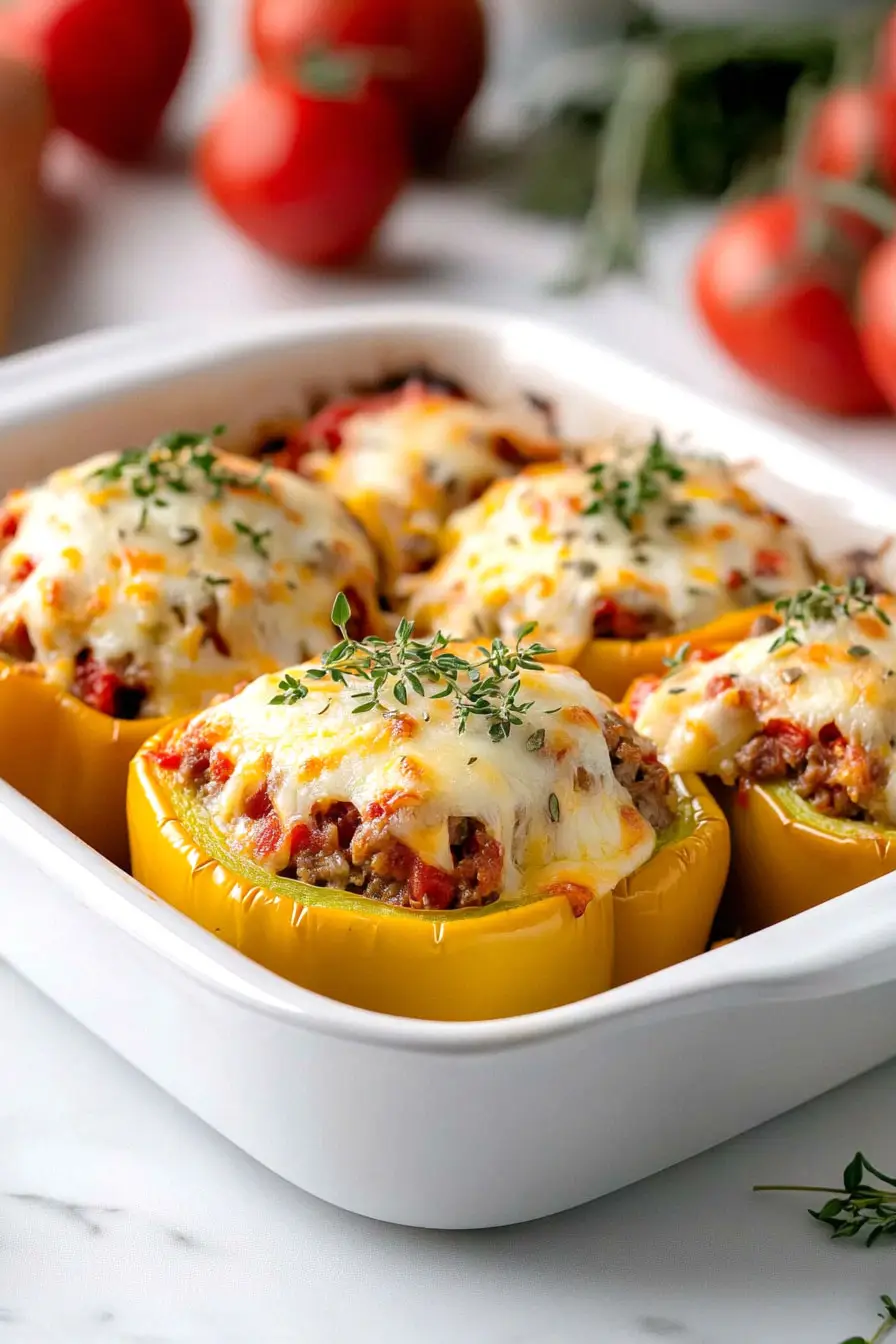 Delicious Italian Stuffed Bell Peppers Recipe