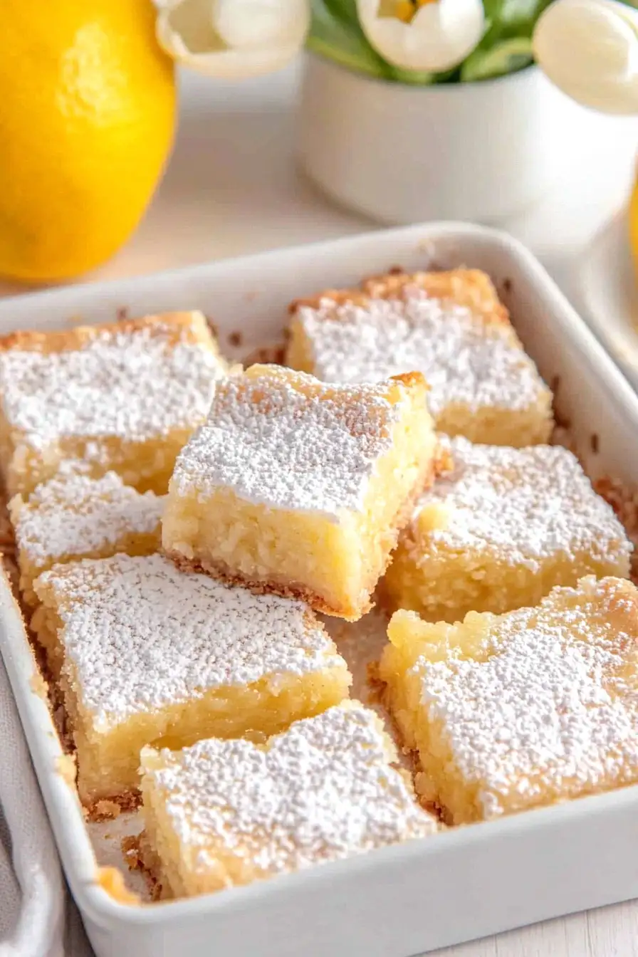 Easy Citrus Lemon Bars with Cake Mix Boxes