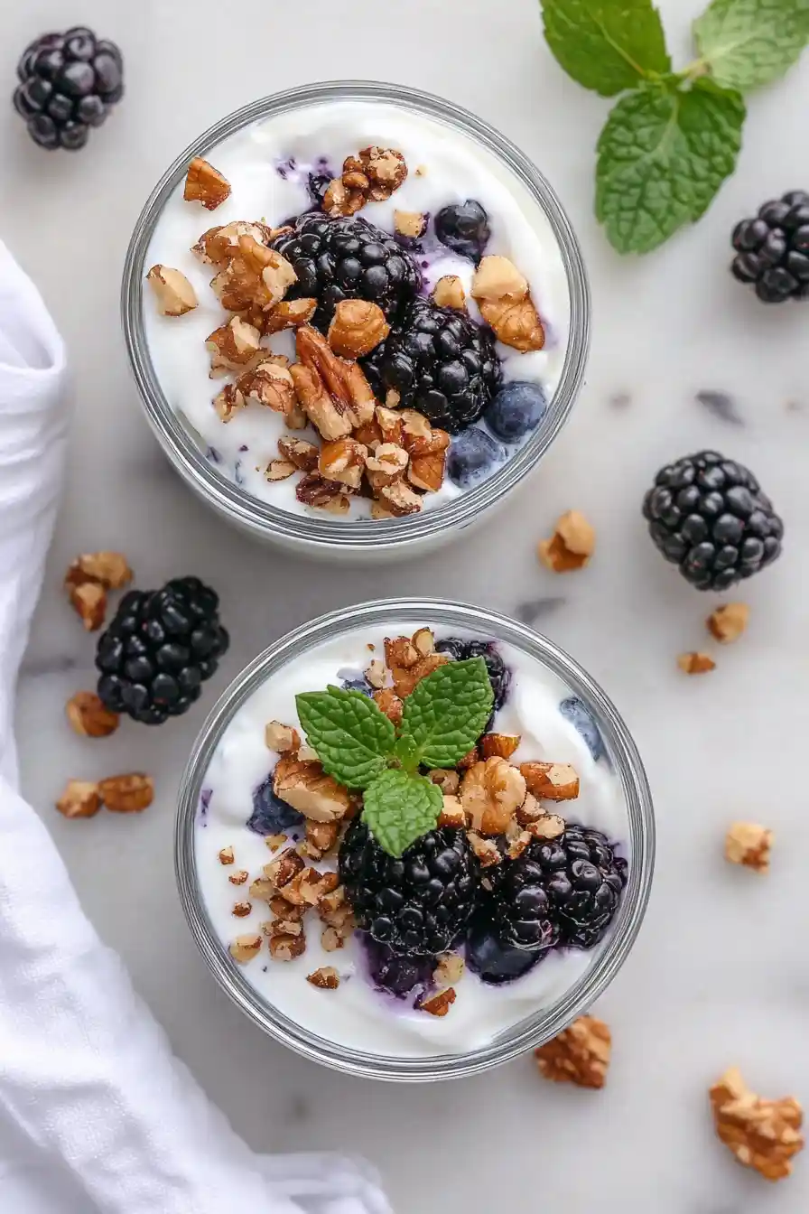 Quick Low Carb Greek Yogurt Parfait