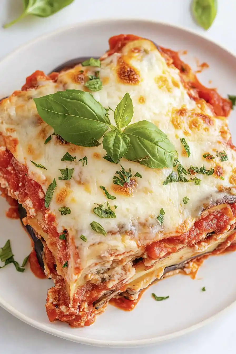 Easy Eggplant Parmesan Lasagna Recipe