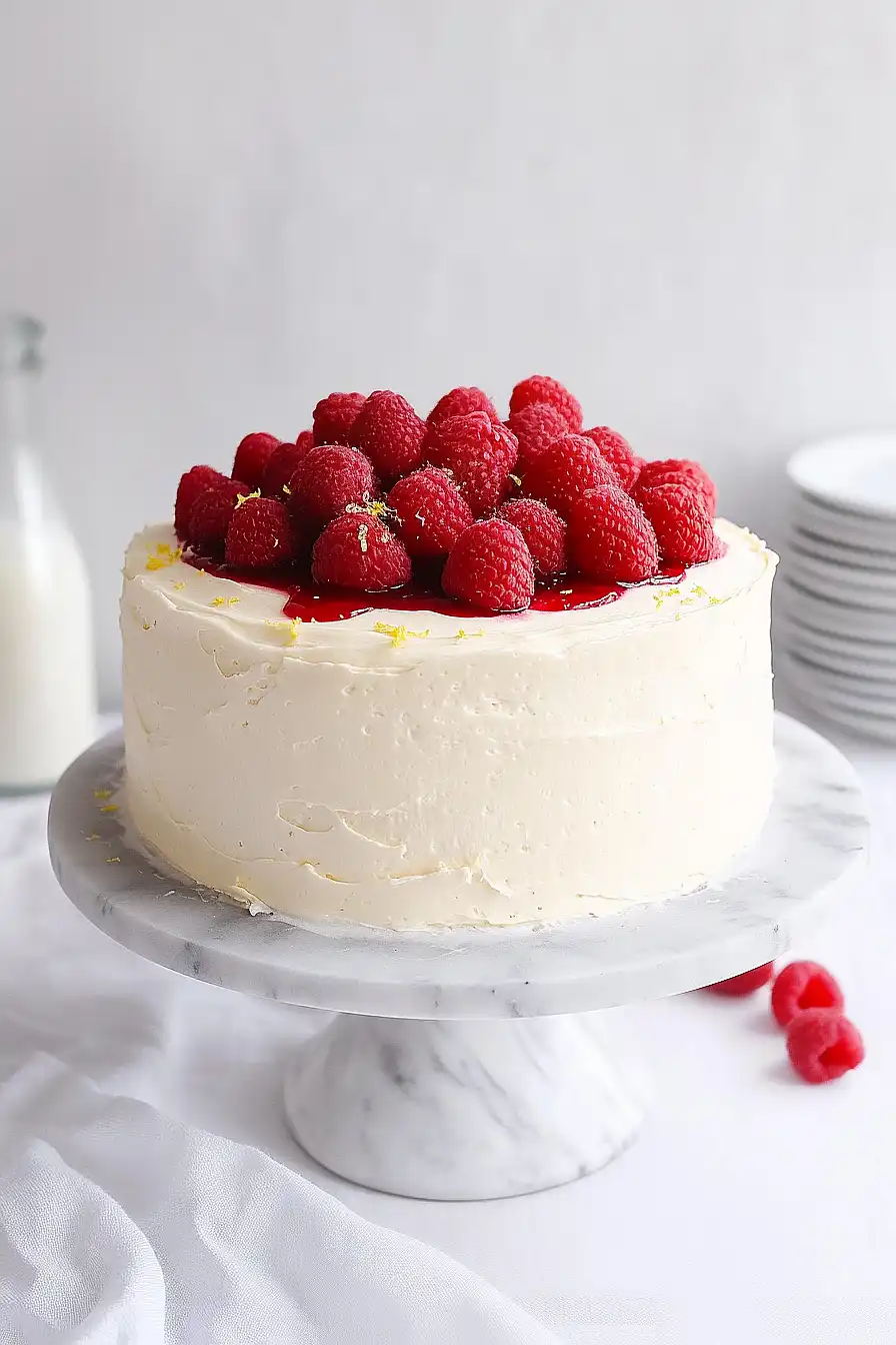 raspberry lemon cake