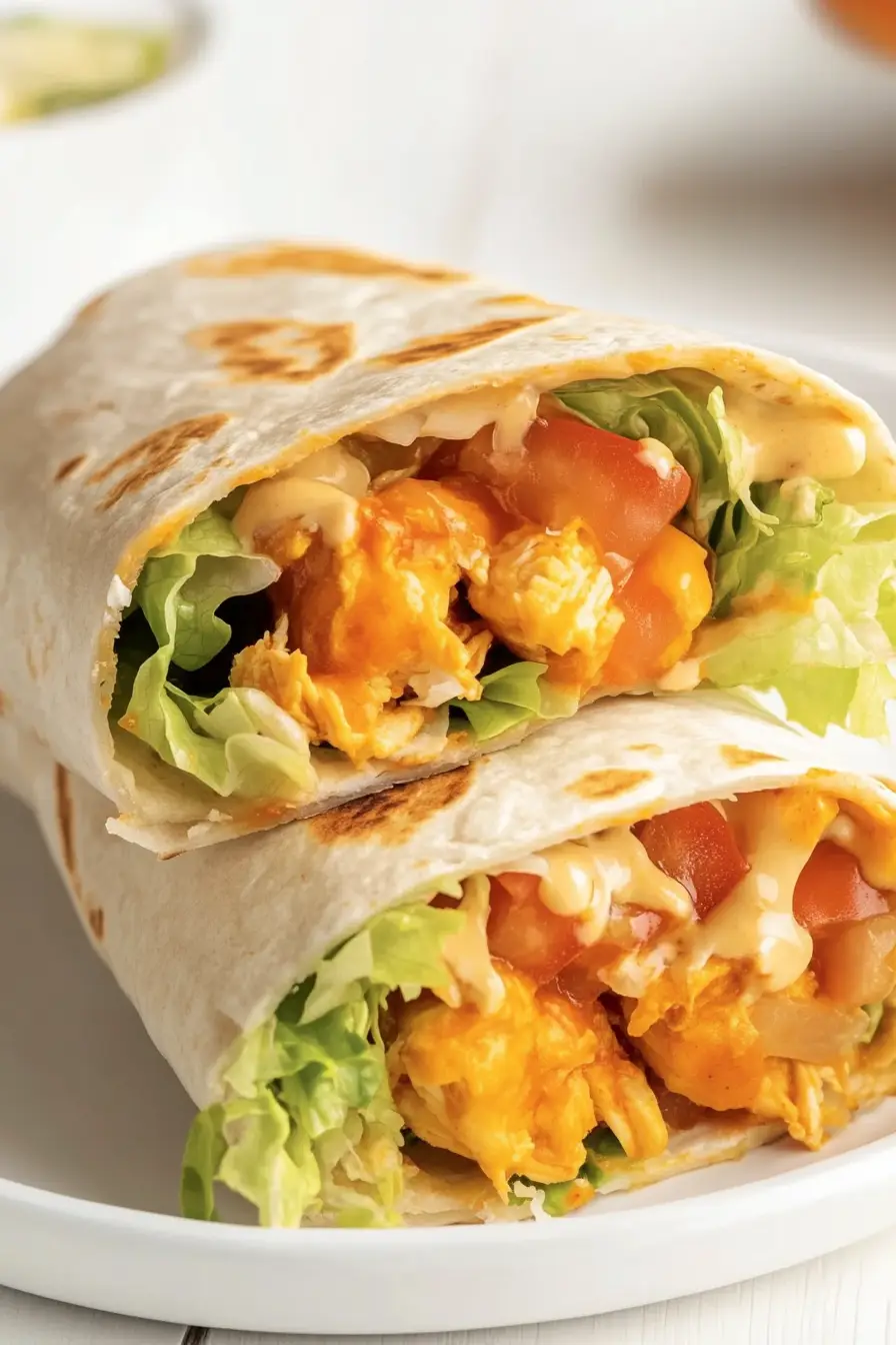 Spicy Buffalo Chicken Wraps Buffalo Wild Wings Style