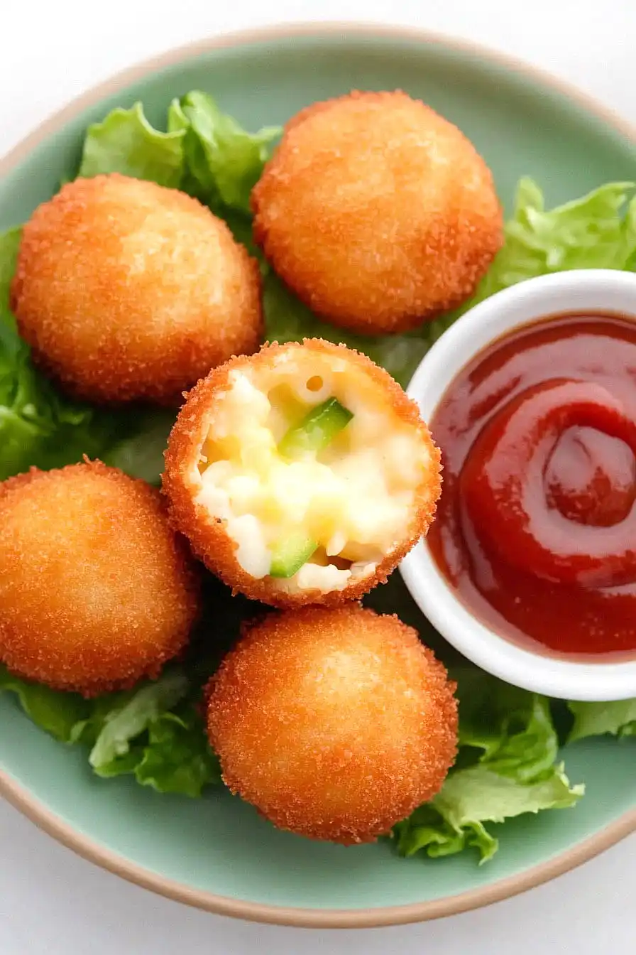 jalapeño mac and cheese balls