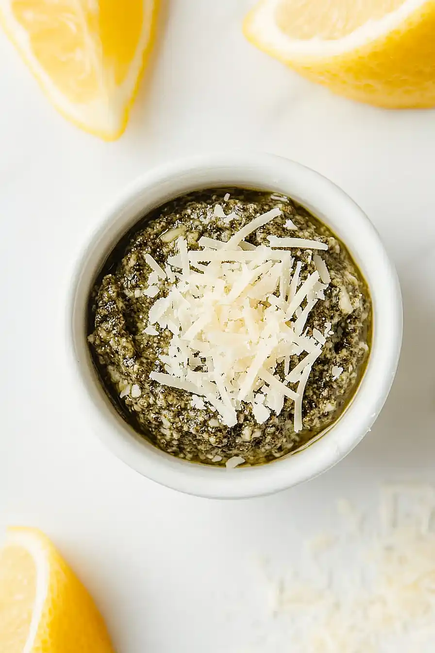 dried basil pesto