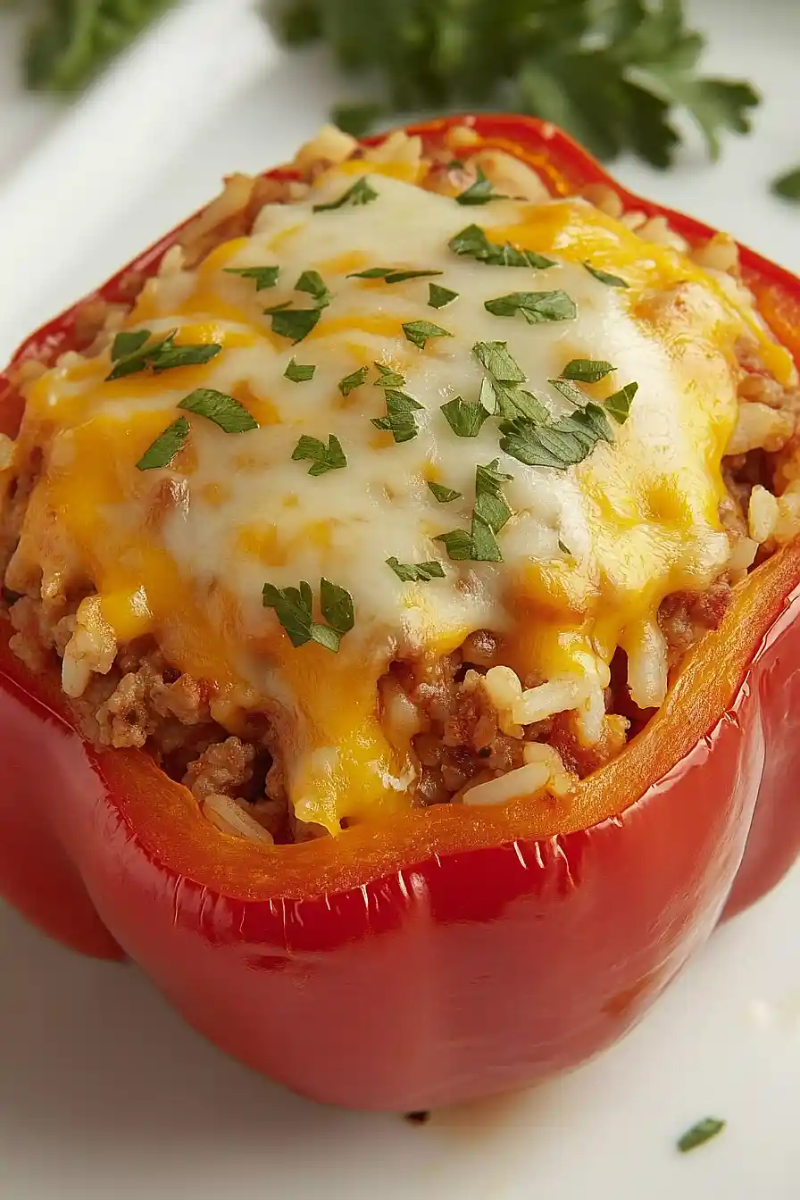 dutch oven stuffed bell peppers
