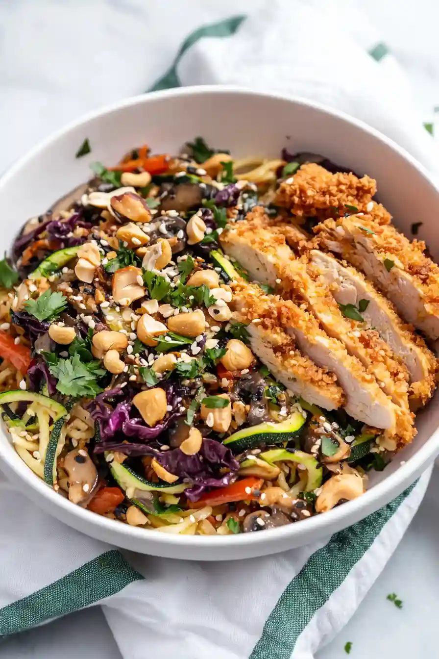 Fast Lo Mein with Zucchini Noodles