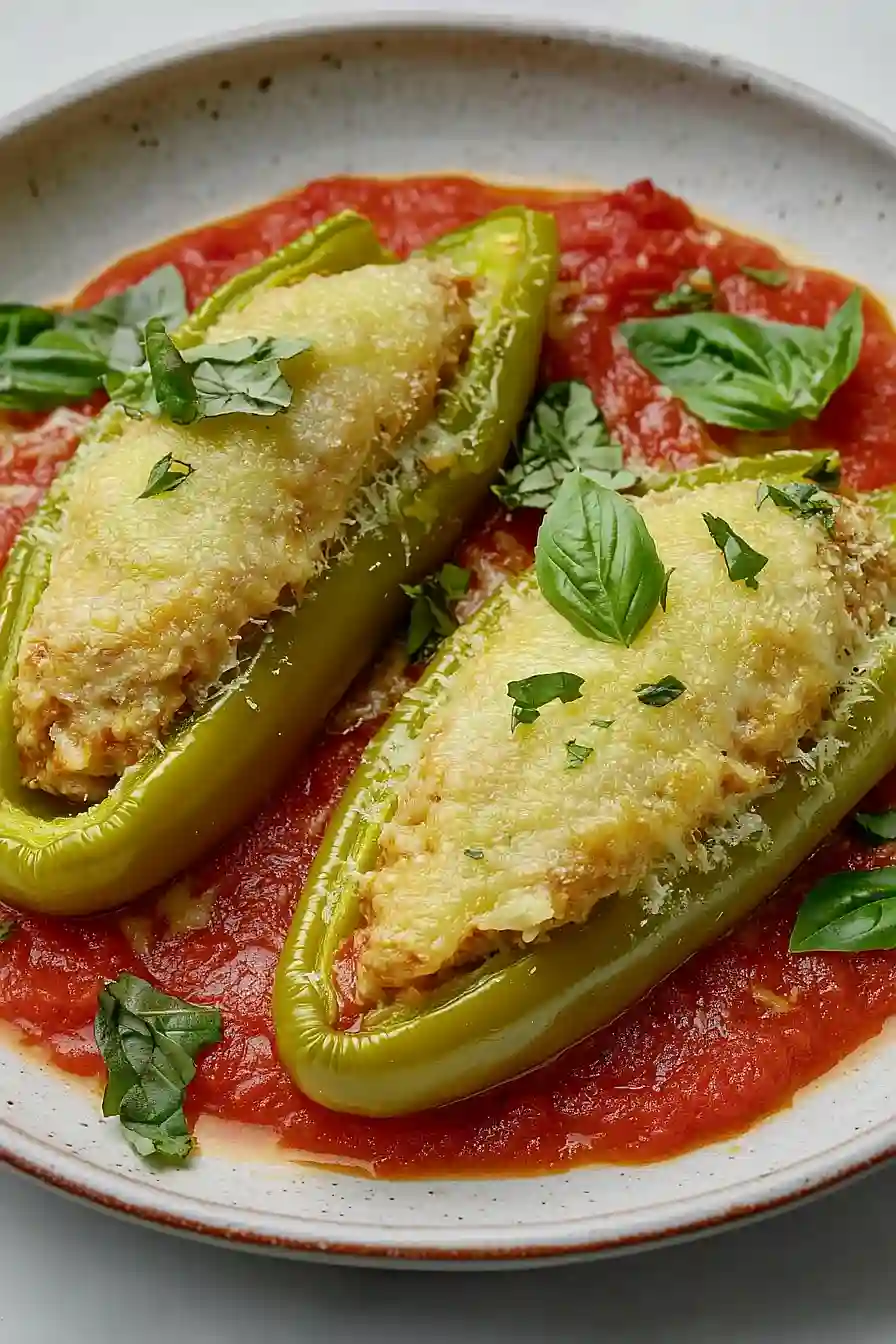 turkey stuffed banana peppers