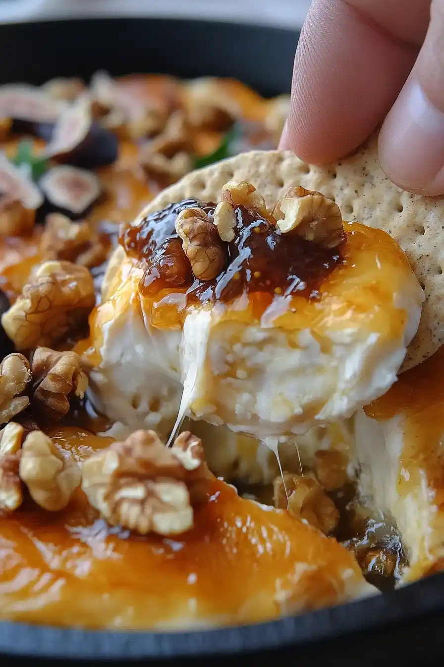 baked brie with fig jam