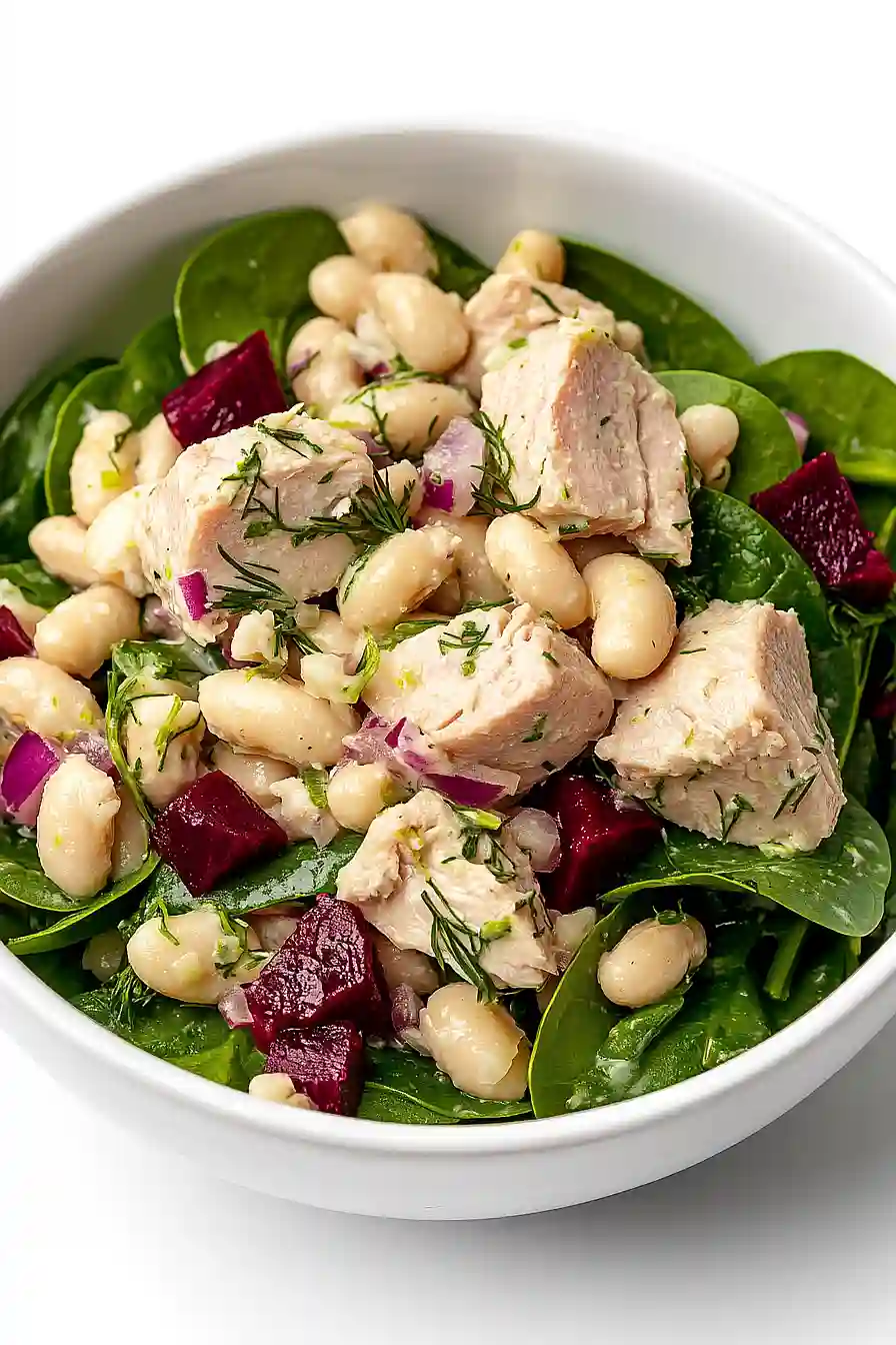 tuna white bean and dill salad