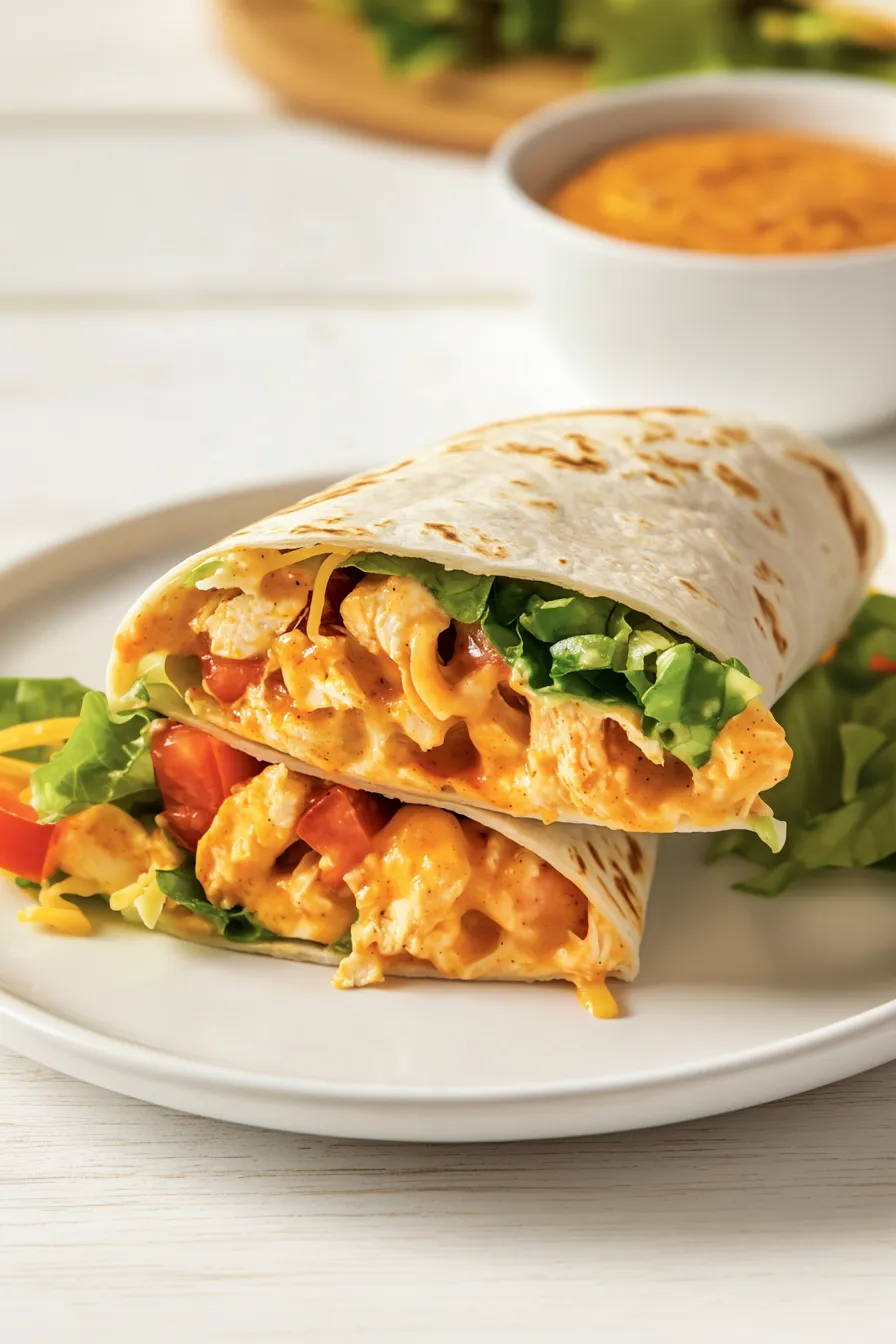 Spicy Buffalo Chicken Wraps Buffalo Wild Wings Style