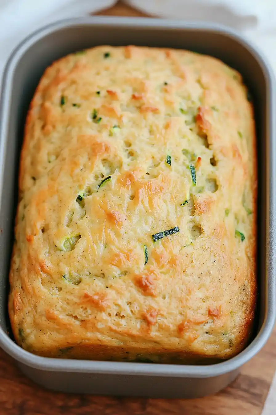 savory zucchini cheddar quick bread