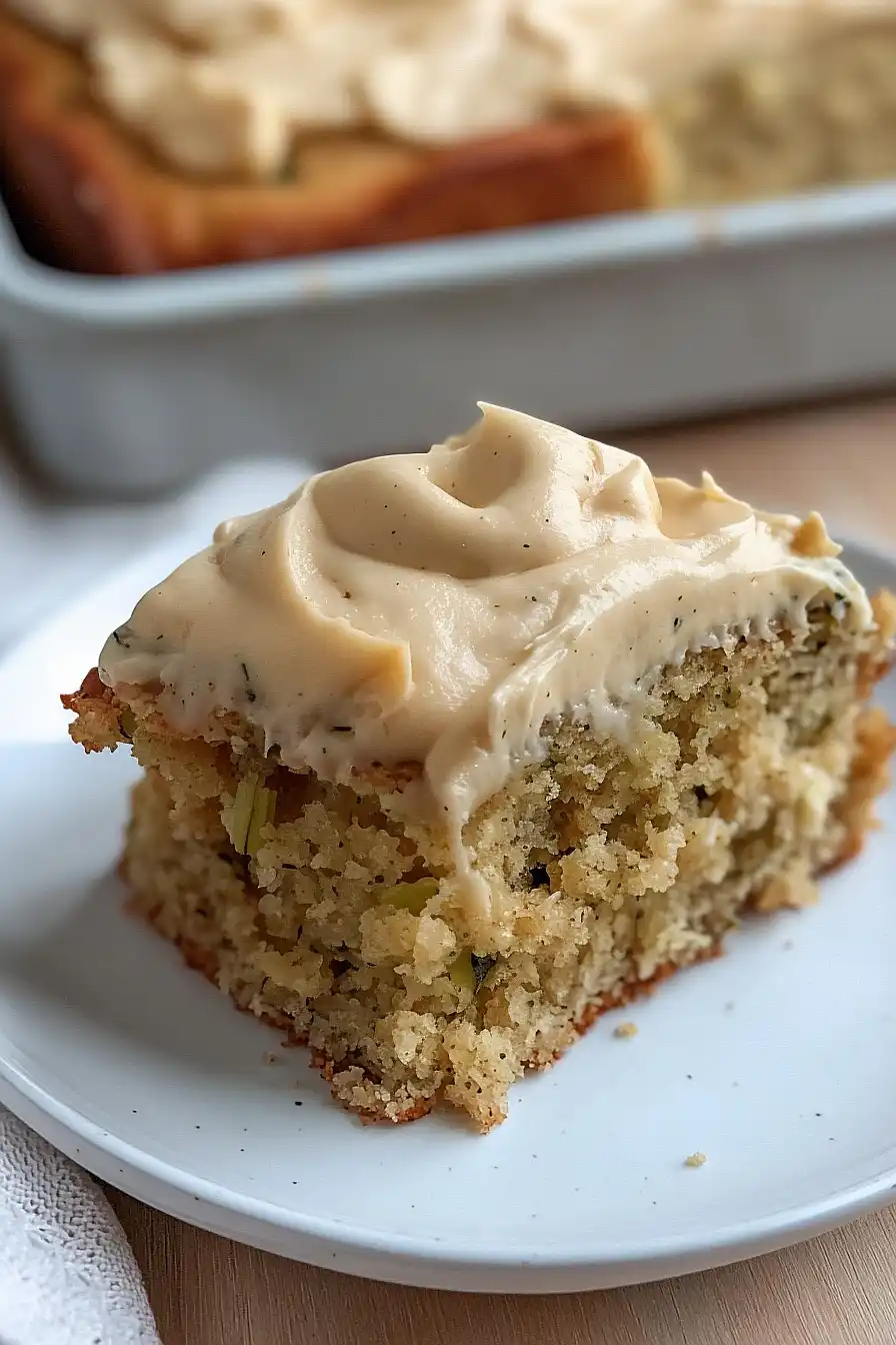 zucchini cake with boxed cake mix