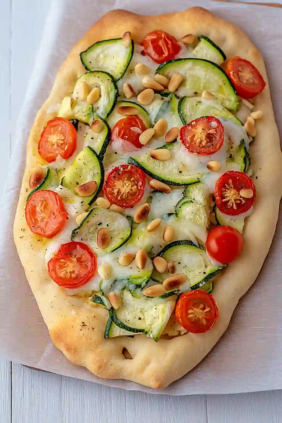 flatbread pizza bianca