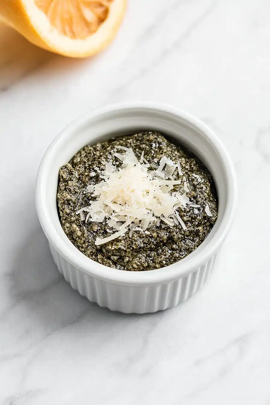 dried basil pesto