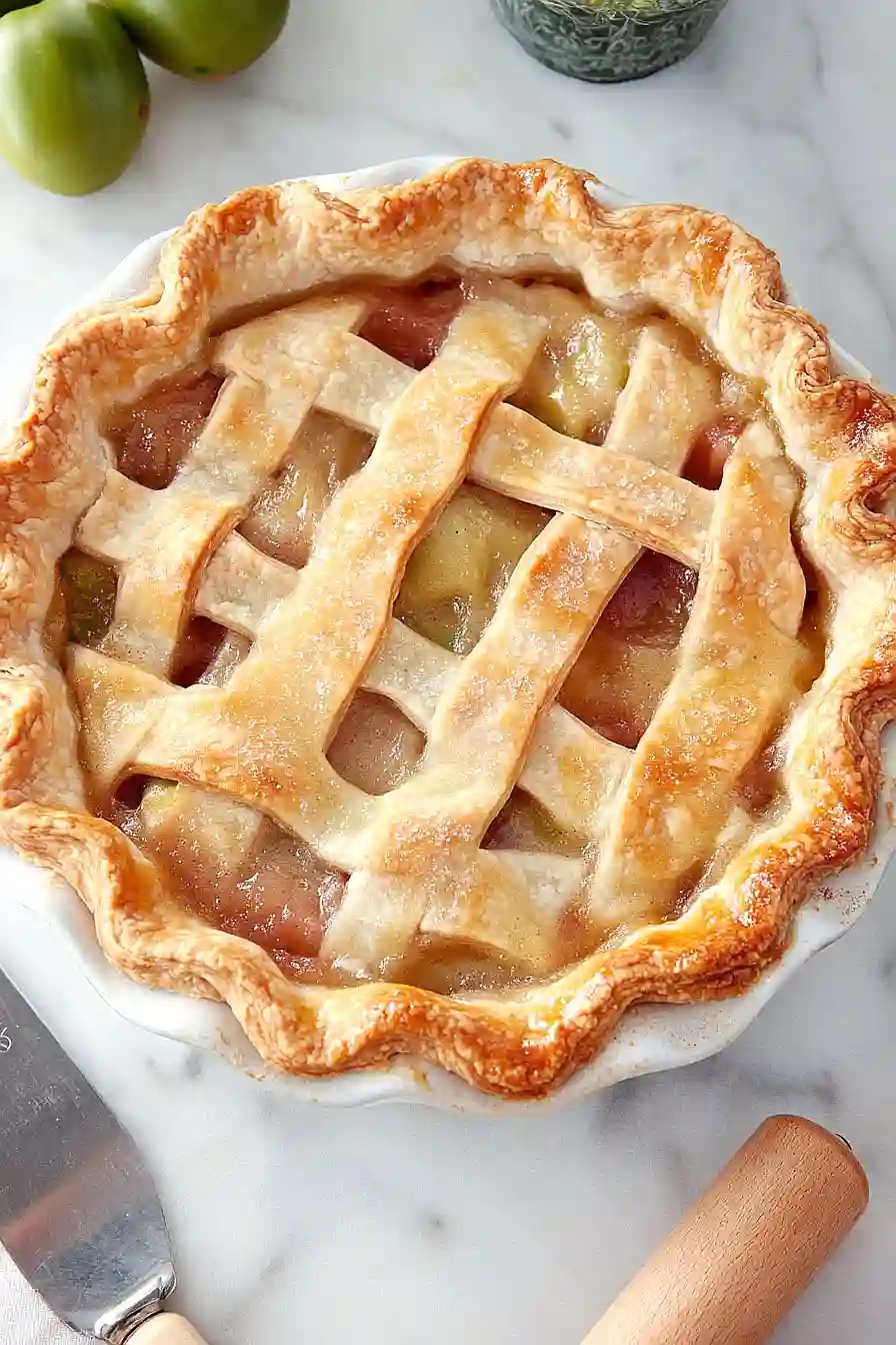 green tomato pie