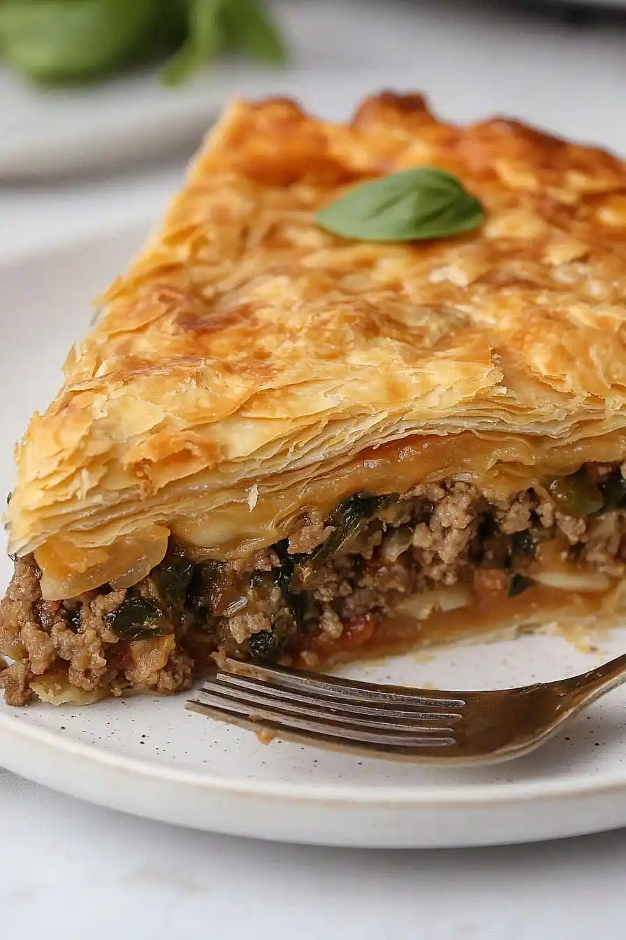 ground beef tomato pie