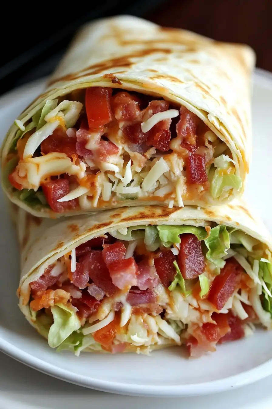 Zesty BLT Wraps with Chipotle Mayo