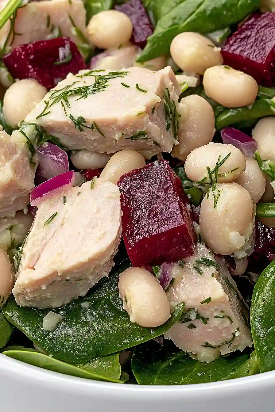 tuna white bean and dill salad