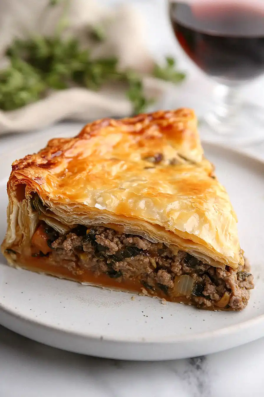 ground beef tomato pie