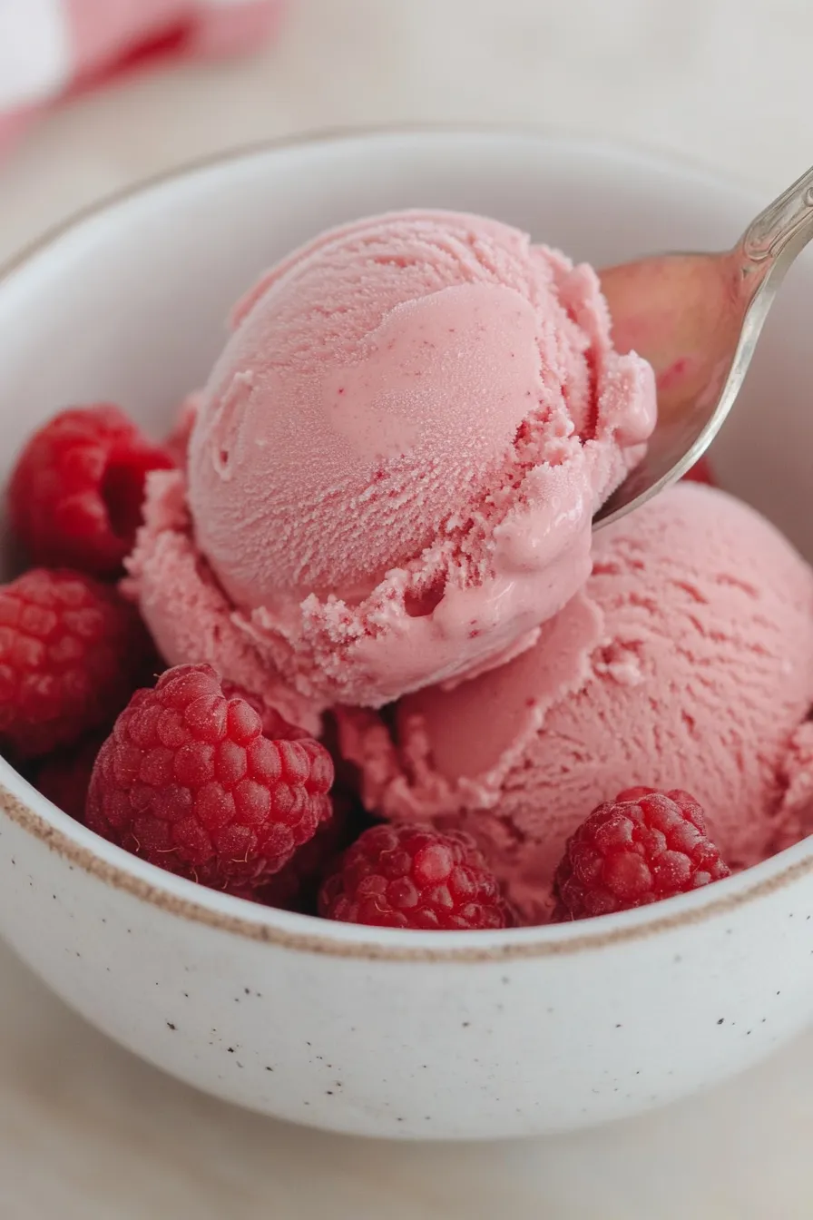 Sweet Raspberry Ice Cream Sensation