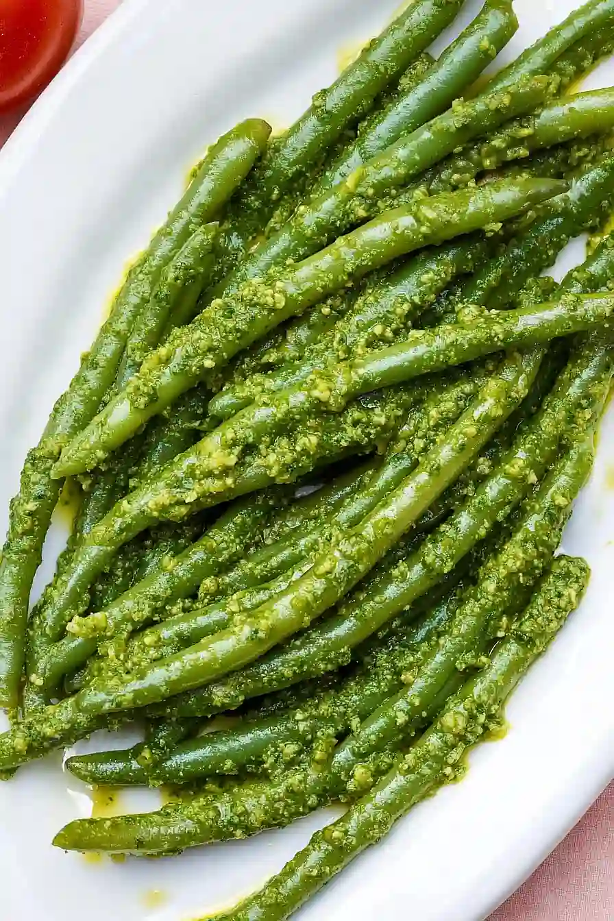 pesto green beans