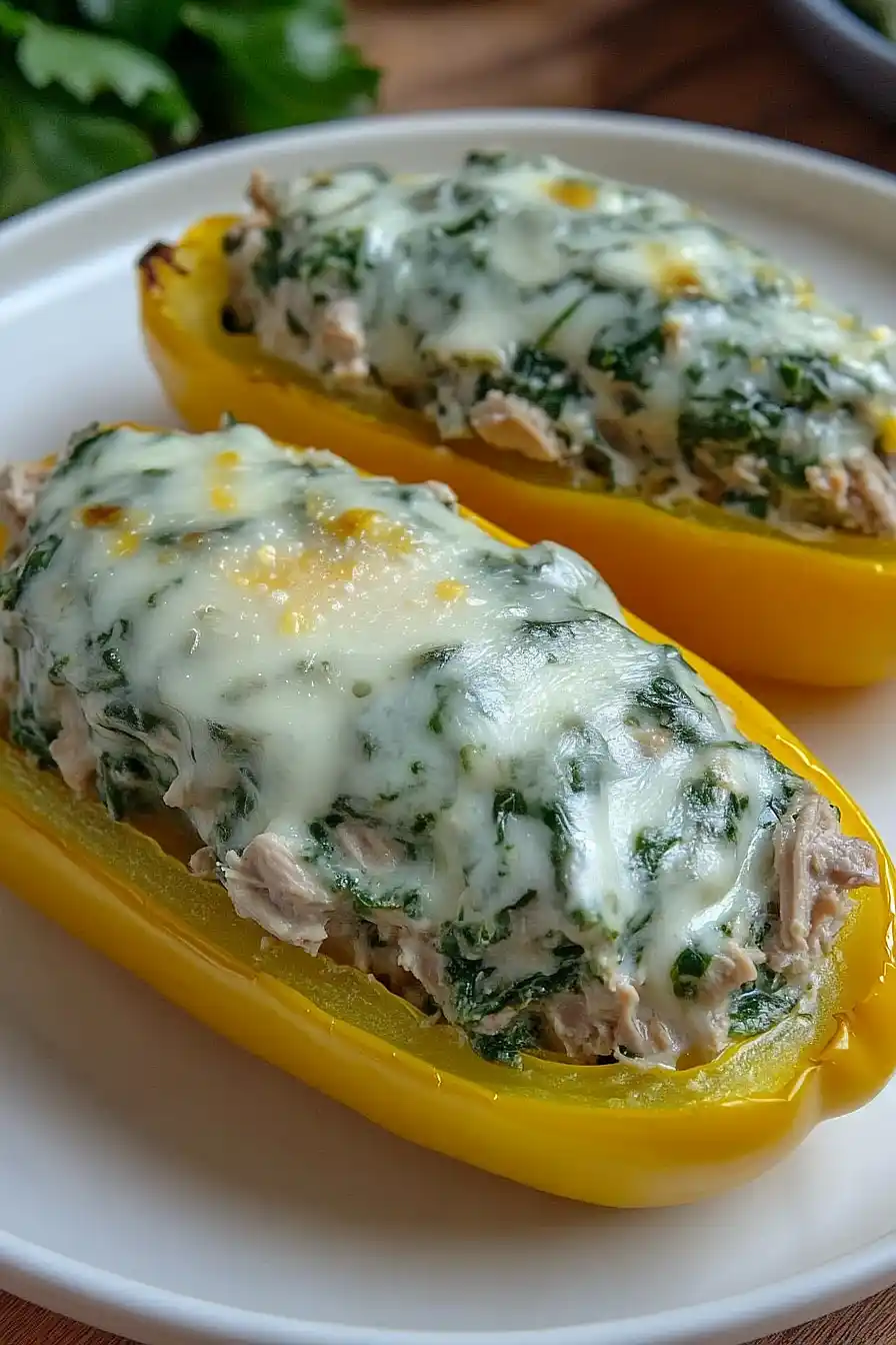 tuna stuffed banana peppers