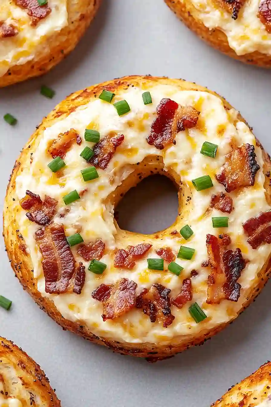 bacon cream cheese bagels