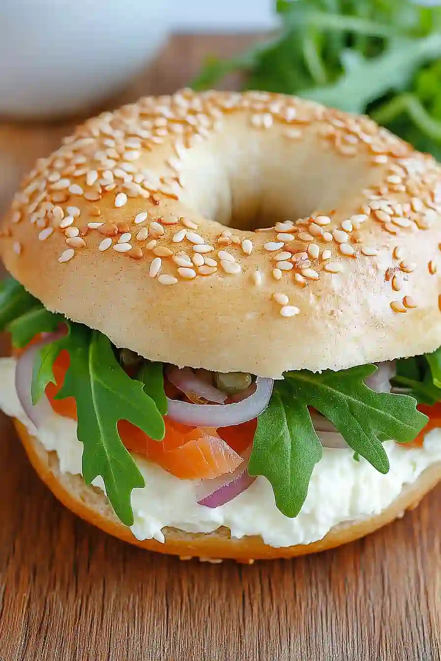 salmon cream cheese bagels