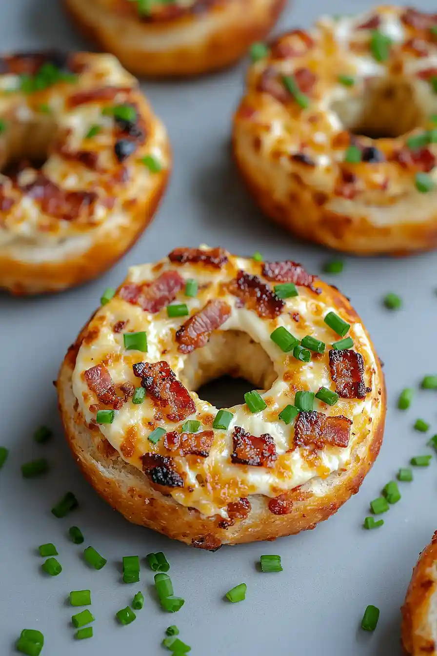 bacon cream cheese bagels