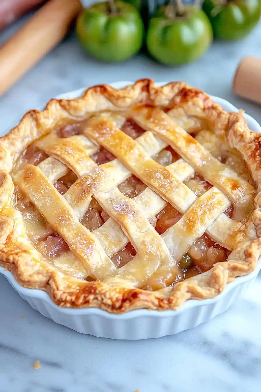green tomato pie