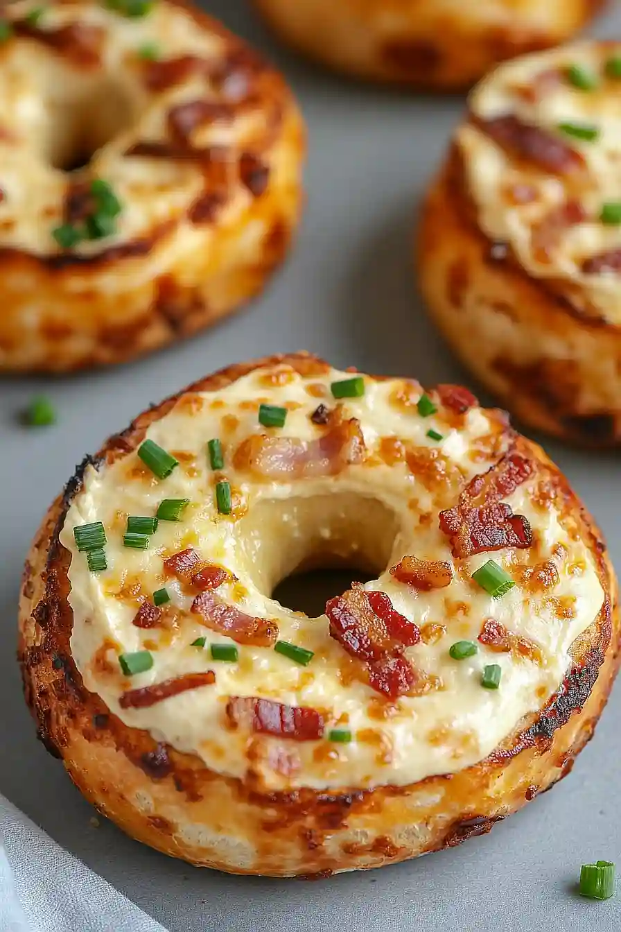 bacon cream cheese bagels