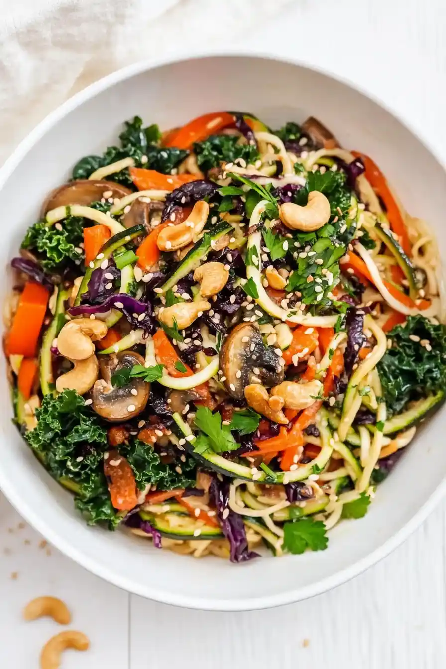 Fast Lo Mein with Zucchini Noodles
