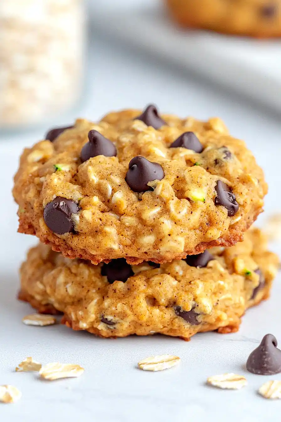 pumpkin zucchini chocolate chip cookies