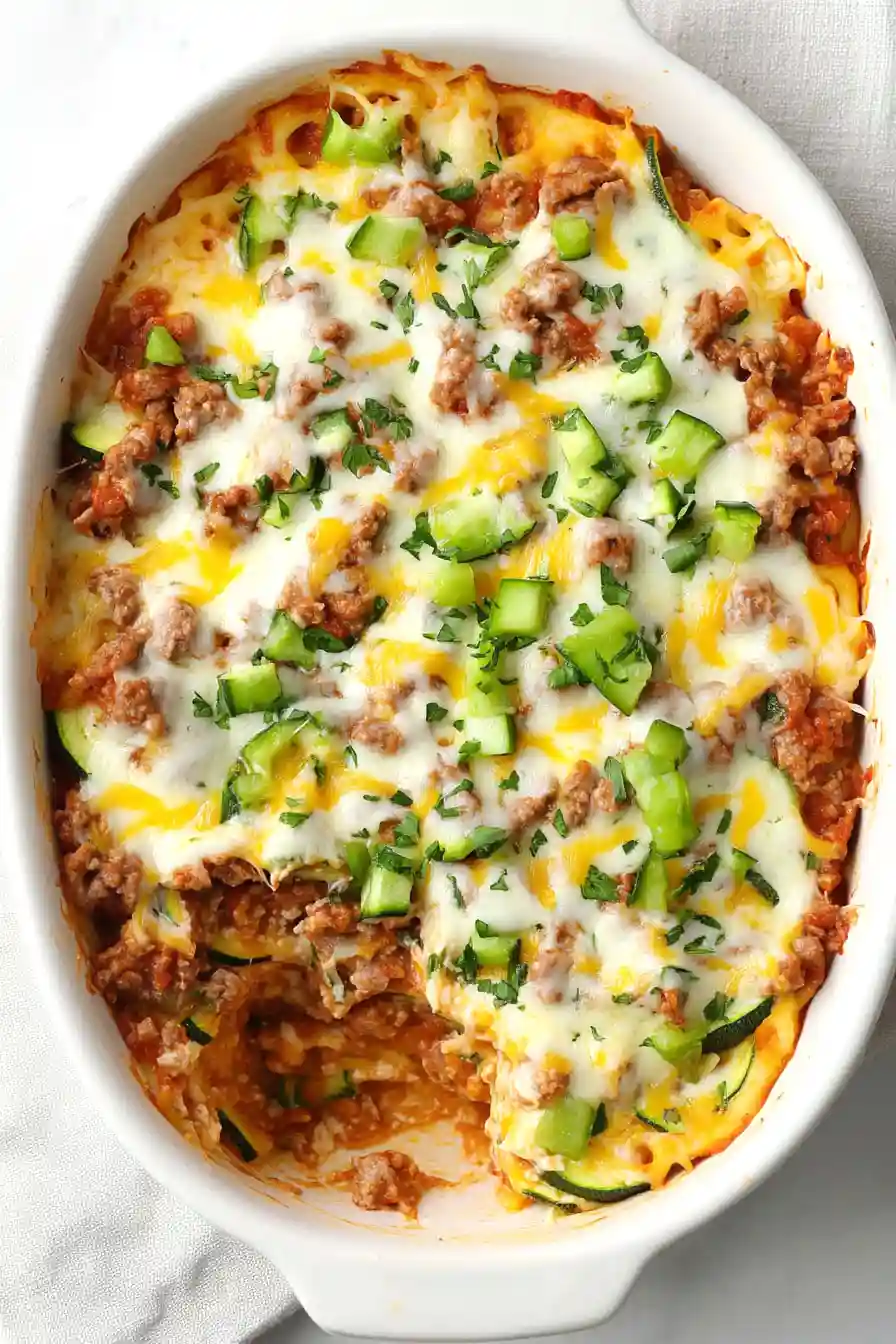 Tasty Zucchini Pizza Casserole Recipe