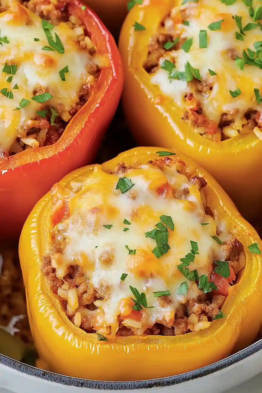 dutch oven stuffed bell peppers