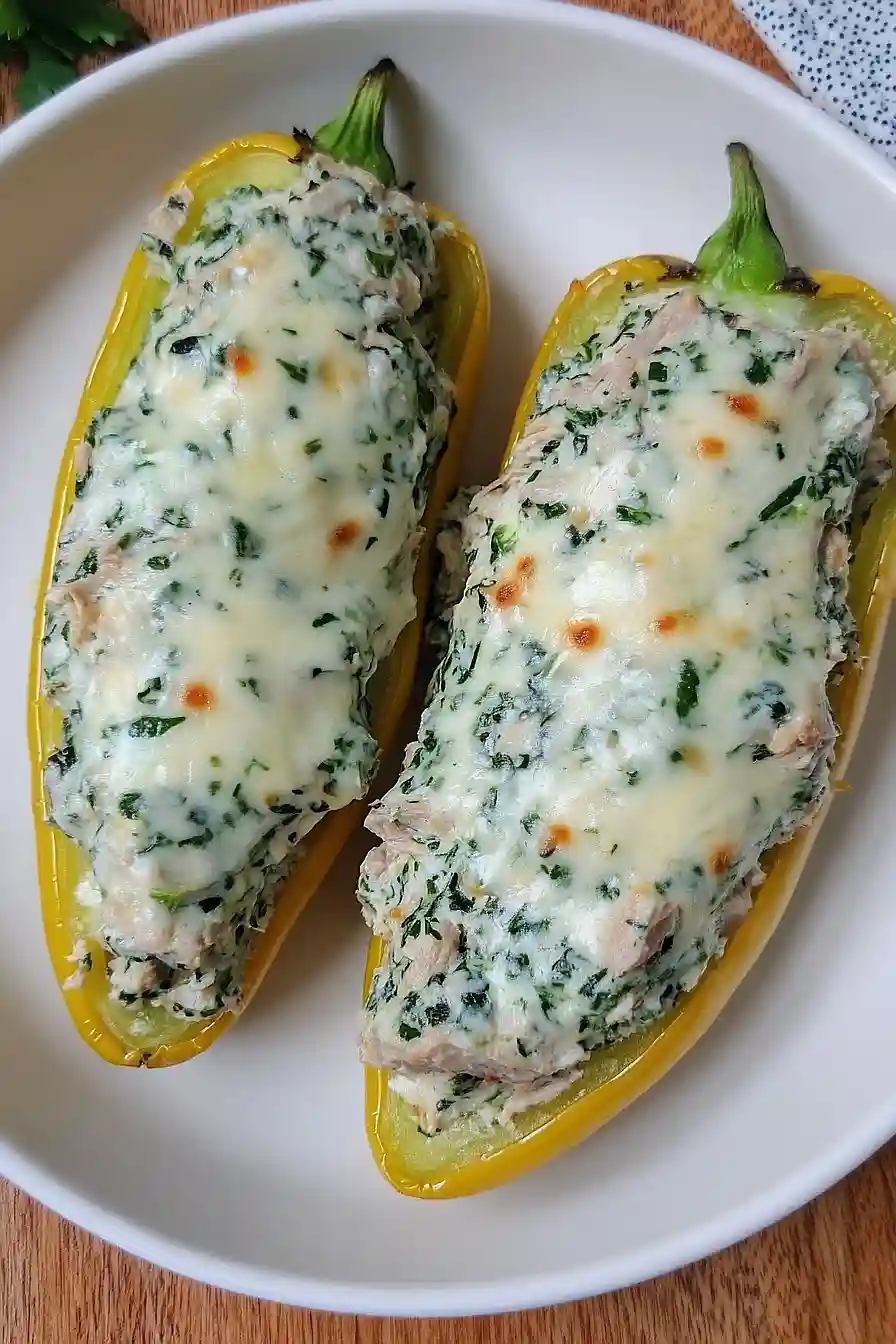tuna stuffed banana peppers