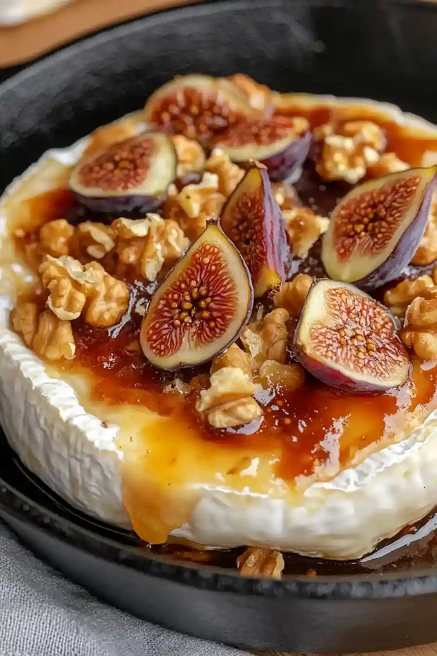 baked brie with fig jam