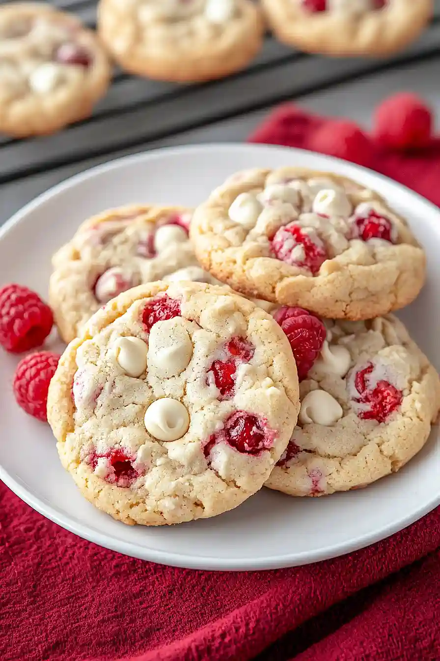 Delicious Raspberry Cheesecake Cookies