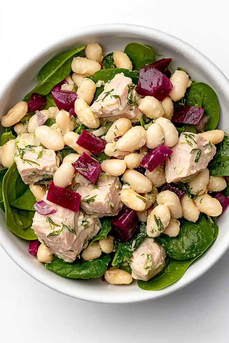 tuna white bean and dill salad