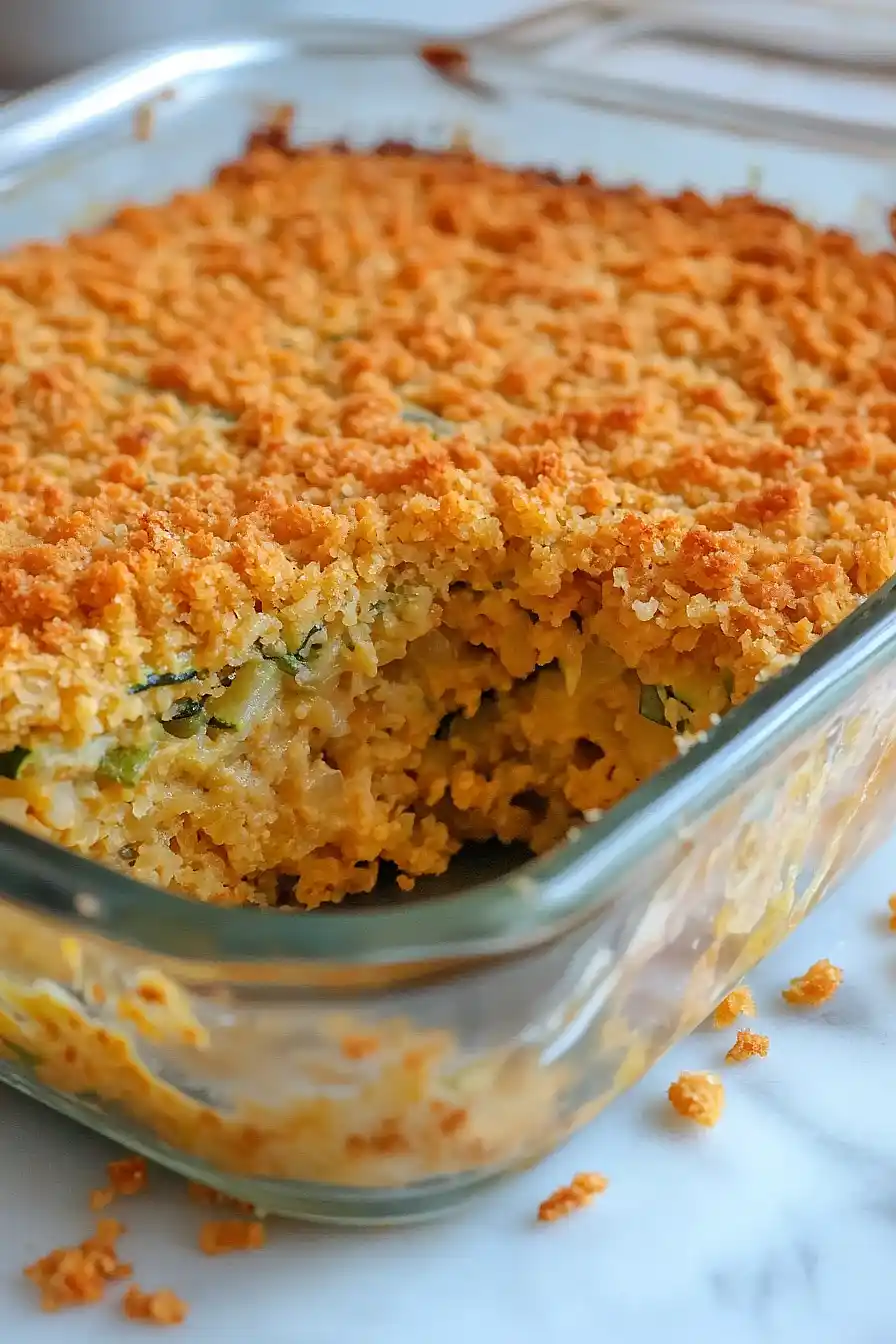 zucchini casserole with ritz crackers