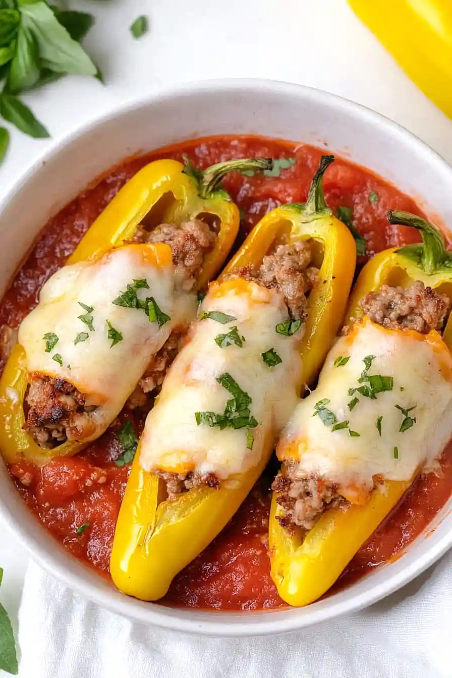 stuffed banana peppers