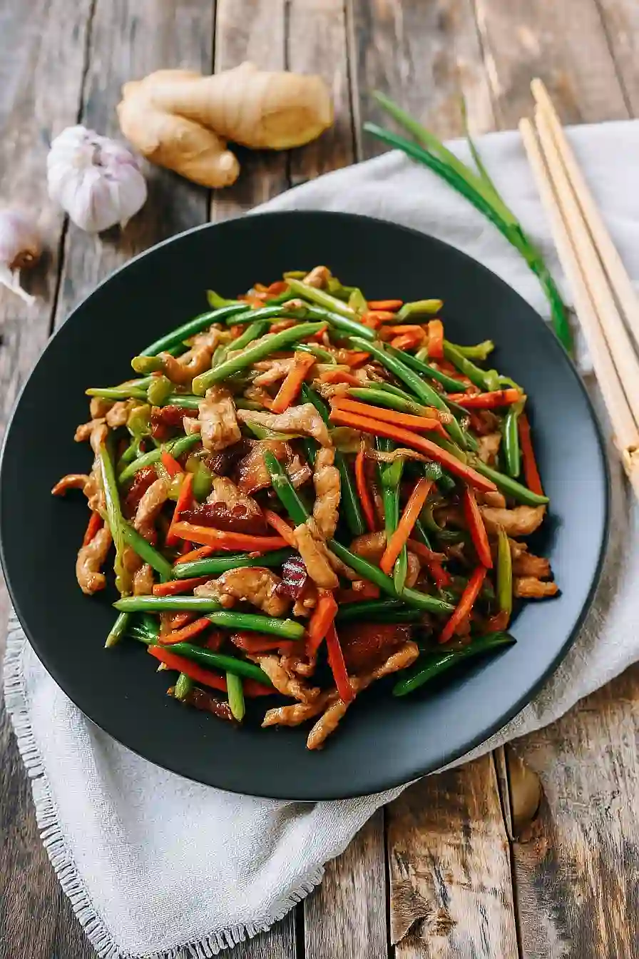 garlic scapes stir fry