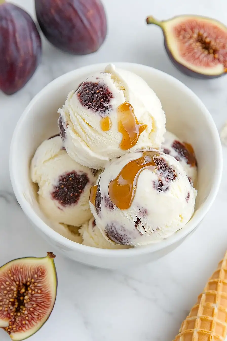 fig and ricotta ice cream